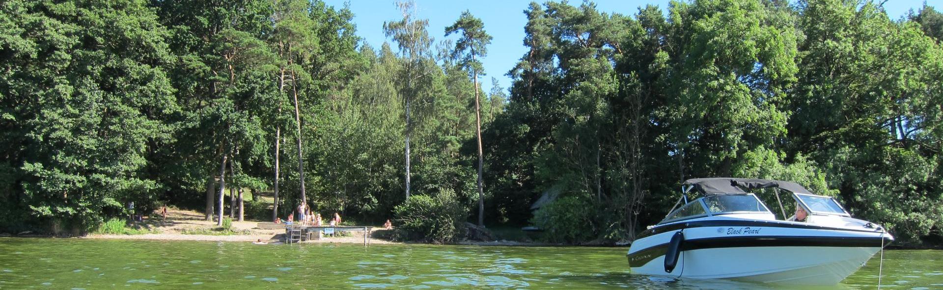 Ferienpark Lenzer Höh - Blick auf den eigenen Strand