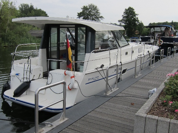 Die Eldepromenade - Bootsanleger