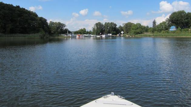 Der Plauer See - mit dem Boot Kurs Kurs Lenzer Hafen